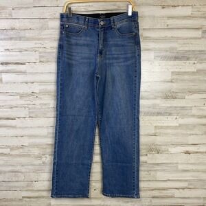 Curb Appeal Jeans Women 10/30 Blue Denim Comfort Waist High-Rise Straight